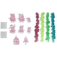 Peppa Pig: Characters - Illuminated Wall Stickers - Kids Stickers