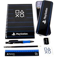 Playstation: Pinstripe Dark - school supplies - Writing Set