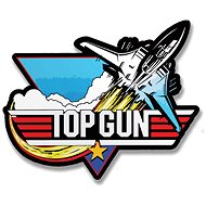 Hybris Production AB Sticker Top Gun Fire Patch 10 cm - Self-Adhesive Sticker