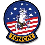 Hybris Production AB Sticker Top Gun Tomcat 9 cm - Self-Adhesive Sticker