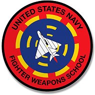 Hybris Production AB Sticker Fighter Weapons School Patch 10 cm - Self-Adhesive Sticker