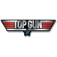 Hybris Production AB Sticker Top Gun Metal Logo 15 cm - Self-Adhesive Sticker