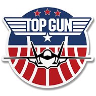 Hybris Production AB Sticker Top Gun Tomcat Patch 10 cm - Self-Adhesive Sticker