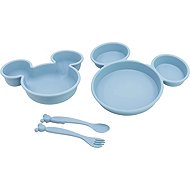 Mickey Mouse - dětská jídelní sada 4v1, modrá - Children's Dining Set