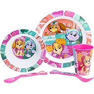 Paw Patrol – 5-in-1 children’s dinner set, pink - Children's Dining Set