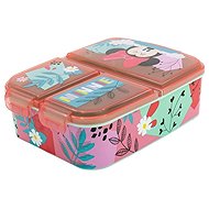 Minnie Flowers Snack Box with Compartments - Lunch Box