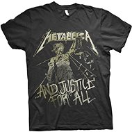 Metallica: Justice Vintage - black tričko 2XL - T-Shirt