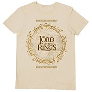 The Lord Of The Rings: Map Logo - unisex tričko L - T-Shirt