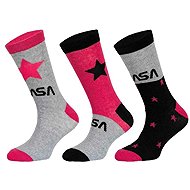 3PACK NASA multi-coloured shorts, kids (39270/grey) 23/26 - Socks