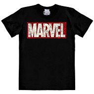 Marvel: Comic Block Logo - men's tričko M - T-Shirt