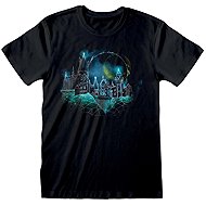 Harry Potter: Wireframe Hogwarts - pánské tričko L - T-Shirt