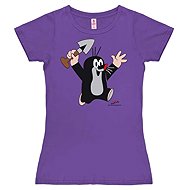 Mole: Juhu - Women's purple T-shirt, sizing. S - T-Shirt