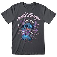 Disney Lilo & Stitch: Wild energy - Men's T-shirt grey, sized 1.5 mm XL - T-Shirt