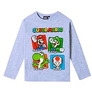Super Mario - children's tričko 140 cm, grey - T-Shirt