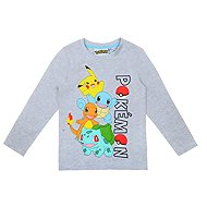 Pokémon - children's t-shirt 140 cm, grey - T-Shirt