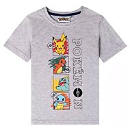 Pokémon - dětské triko 110 cm, šedé - Tričko