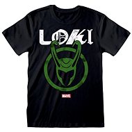 Marvel Loki: Distressed Logo - men's tričko L - T-Shirt