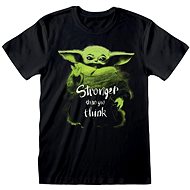 Star Wars The Mandalorian: Stronger Than You Think - men's tričko XL - T-Shirt