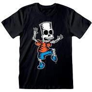 The Simpsons: Skeleton Bart - tričko L - T-Shirt