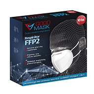 GOOD MASK SRO Respirátor FFP2 bílý 10ks - Respirátor