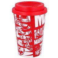 Marvel: Marvel Logo Collage - travel mug with lid - Travel Mug