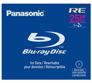 Blu-Ray médium Panasonic BD-RE 25GB - -