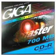 CD-R médium GIGAMASTER 80min 700MB 52x v krabičce - -