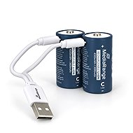 MediaRange USB-C Li-Ion typ C, 1.5V, 3000 mAh, 2ks - Rechargeable Battery
