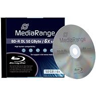 MediaRange BD-R 50GB Dual Layer 1pc in jewel box - Media