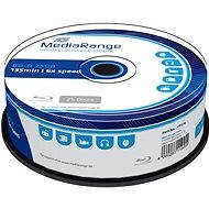 MediaRange BD-R (HTL) 25 GB, 25 ks cakebox - Médium