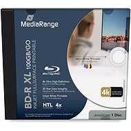 MEDIARANGE BD-R XL 100GB, 4x, printable, jewel case 1 pc - Media
