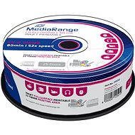 MediaRange CD-R Inkjet Full Surface Printable 25pcs cakebox - Media