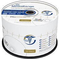 MEDIARANGE CD-R Medical 700 MB, 48-fache Spindel, 50 Stück, Inkjet-bedruckbar - Medien