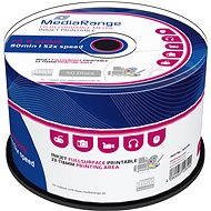 MediaRange CD-R Inkjet Printable 50pcs cakebox - Media