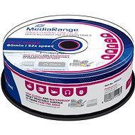 MediaRange CD-R Waterguard 25db cakebox - Média