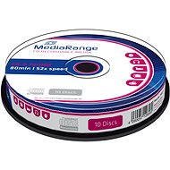 MediaRange CD-R 10db lemez hengeres csomagolásban - Média