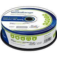 MediaRange DVD-R Inkjet Full Surface Printable 25pcs cakebox - Media