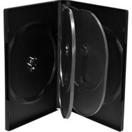 MEDIARANGE box: 6 DVDs 22 mm black - carton 50 pcs - CD/DVD Case
