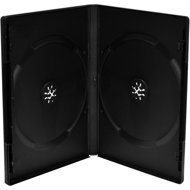 MEDIARANGE box: 2 DVDs 14 mm, black - carton 50 pcs - CD/DVD Case