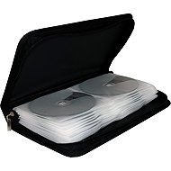 MEDIARANGE for 48 CDs/DVDs, black - CD/DVD Wallet 