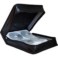 MEDIARANGE for 200 CDs/DVDs, black - CD/DVD Wallet 