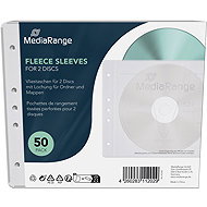 MEDIARANGE for 2 CD/DVD, white, 50 pcs - CD/DVD Case