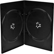 MEDIARANGE box: 2 DVD 7 mm black - carton 100 pcs - CD/DVD Case