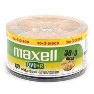 Maxell DVD+R 16x 30ks spindl - Médium