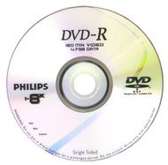 DVD-R médium PHILIPS 4.7GB, 8x speed, balení 50 kusů cakebox - -