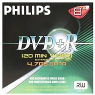 DVD+R médium PHILIPS 4.7GB, 8x speed, balení v krabičce - -