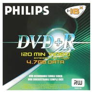 DVD+R médium PHILIPS 4.7GB, 16x speed, balení v krabičce - -