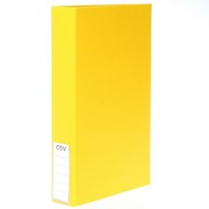 QCP wallet for CD/DVD large, yellow - CD/DVD Organizer