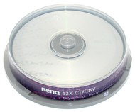 CD-RW médium BenQ 700MB 12x 10ks cakebox - -