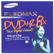DVD+R médium Samsung Pleomax 4.7GB, 8x speed, balení SLIM v krabičce - -